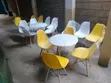 Plastic Balcony Chairs - Multiple Colours - 2