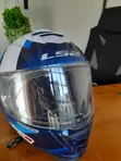 LS2 Helmet ya Pikipiki - Saizi ya Kati, Rangi ya Bluu - 3