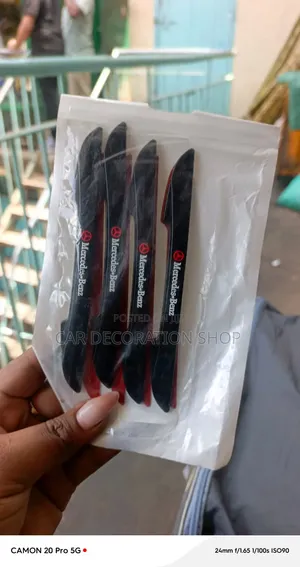4pc Mercedes-Benz Door Edge Protector Strips