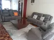 6-Seater Grey Recliner Couch - 1