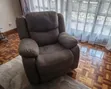 6-Seater Grey Recliner Couch - 4