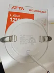 ATTA 12W LED Downlight Round 6500K White - 2