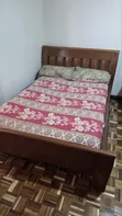 Vitanda vya Mbao vya Mahogany Single na Magodoro (2) - 1