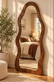 New Cypress Wood Mirror Frame - 1