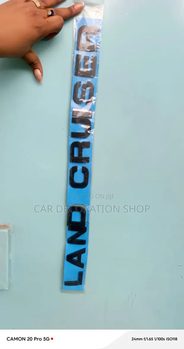 Land Cruiser Bonnet Hood Nameplate Badge - 1