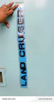 Land Cruiser Bonnet Raised Letters with Template Strip - 1