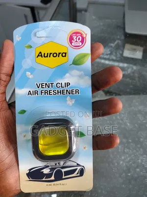 Aurora Car Air Freshener - Vent Clip Perfume, 4ml