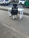 Seti ya Dawati la Kompyuta na Kiti cha Ofisi Kinachoweza Kurekebishwa - 2