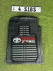 3D Toyota Branded Rubber Mats (5pcs) - 1