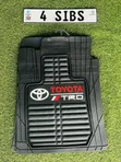 3D Toyota Branded Rubber Mats (5pcs) - 2