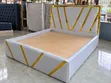 Brand New Luxury 5x6 White Bed Frame - 1