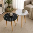 Marble Nordic Side Table - 2