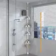 4 Tier Adjustable Telescopic Corner Shelf Organizer - 5