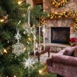Transparent Christmas Tree Ornaments - Assorted Designs - 2