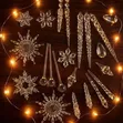 Transparent Christmas Tree Ornaments - Assorted Designs - 4