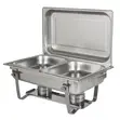 Rashnik Double Tray 11L Chafing Dish ya Stainless Steel - 4