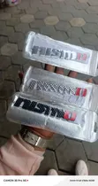 3D Nismo Styling Badges - Silver Carbon Fiber Checked Pattern - 2