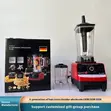 Silvercrest Commercial Blender 4500W Double Jug SC-1589 - 5