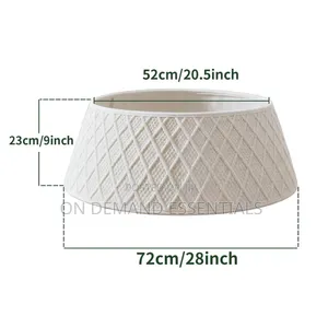 Luxury Plush Christmas Tree Skirt - 72cm
