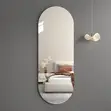 New Oval Flexible Unbreakable Acrylic Mirror 120x40cm - 5