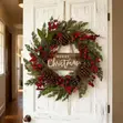 Premium Handmade Christmas Door Wreath - 50cm - 1