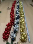 1.8m Luxe Christmas Bauble Strings - 3