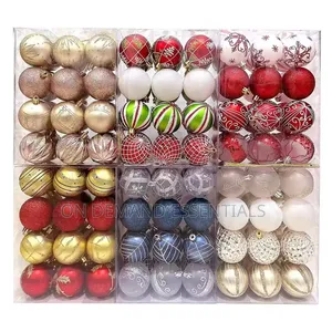 Set ya Mapambo ya Krismasi ya Premium (24 PCS - 6cm)