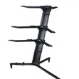 1.2m 3-Layer Aluminum Black Keyboard Stand - 1