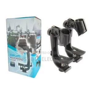 Adjustable Drum Microphone Holder Clip-on (2pcs)
