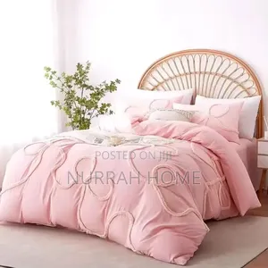 Bowknot Tufted Duvet Cover Set