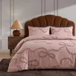 Bowknot Tufted Duvet Cover Set - 2
