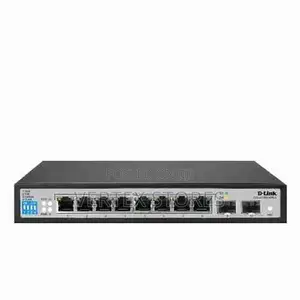D-Link 8 Port PoE Gigabit Smart Managed Switch DGS-F1100-10PS-E/B