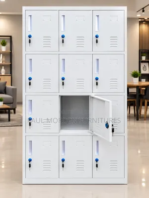 12-Drawer Steel Office Cabinet - Boss Office Products