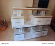 Boss Office Products TV Stand na Red LED Lights - 2