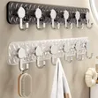 Wall-Mounted Hook Rack (6 Hooks) - 2