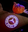 Mercedes-Benz 3D Door Shadow Logo Lights for W205, W212, GLC - 4