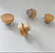 6Pcs Self-Adhesive Wooden Wall Hooks - 3