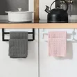 2-Tier Steel Over Cabinet Door Rack Towel Holder - 4