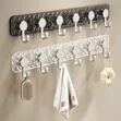 Wall-Mounted Hook Rack (6 Hooks) - 2