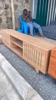 Rustic Modern Television Stand - 3