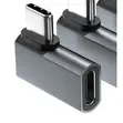 USB-C Right Angle Adapter, 100W, 20Gbps, 4K Video - 3