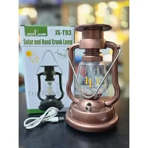 Modern Solar Lantern with Hand Crank