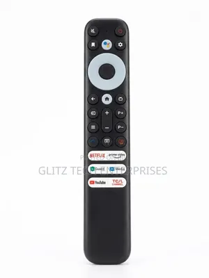 Remote Asili ya TCL Smart TV ya Sauti na Vifunguo vya Netflix/YouTube