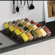 Acrylic Spice Rack Organizer 4pc Set - Clear - 1