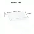 Acrylic Spice Rack Organizer 4pc Set - Clear - 5