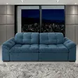 Sofa ya Kifahari ya Samani Nyeusi ya Samani Nyeusi - 1