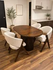 Mahogany Dining Set - 4 Seater - 1