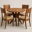 Mahogany Dining Set - 4 Seater - 4