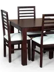 Mahogany Dining Set - 4 Seater - 5