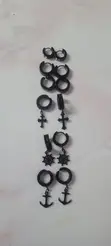 Hypoallergenic Stainless Steel Hoop Earrings - 5